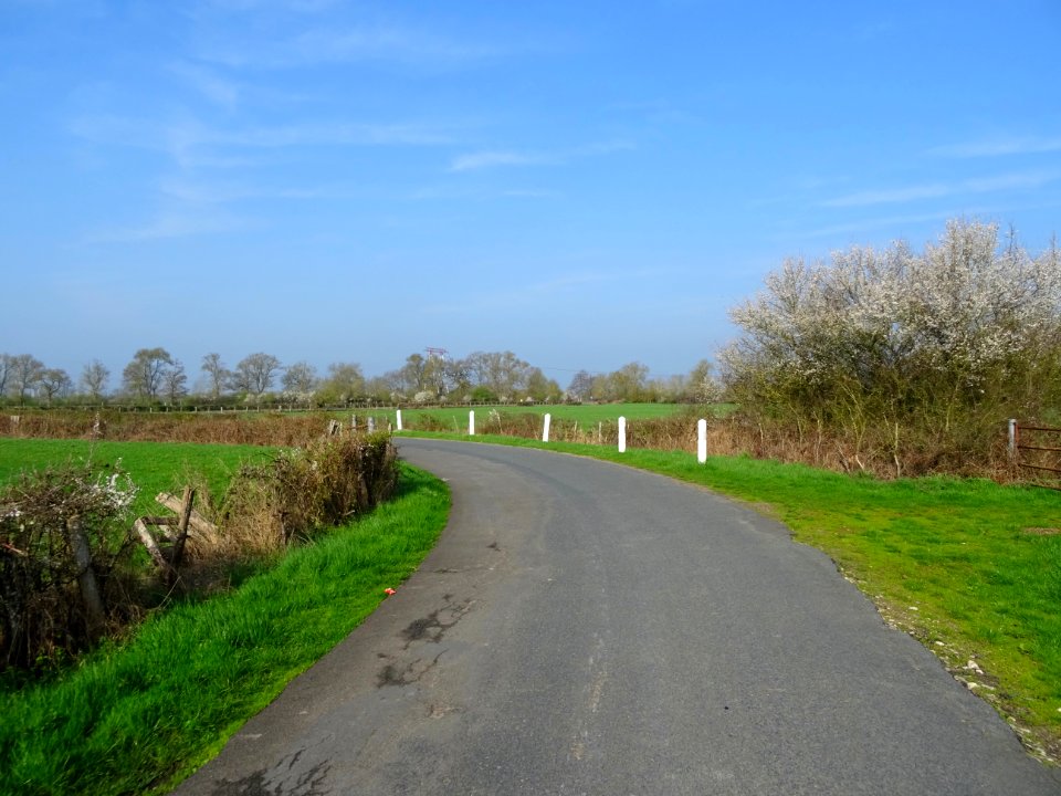 Rue de Meung entre Dry et Beaugency, Loiret 