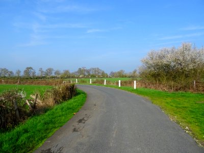 Rue de Meung entre Dry et Beaugency, Loiret 