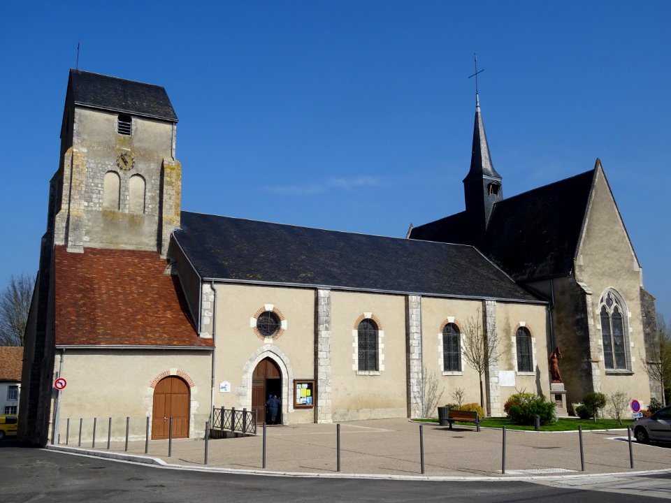 Eglise Saint-Laurent-Saint-Germain, à Saint-Laurent-Nouan,… 