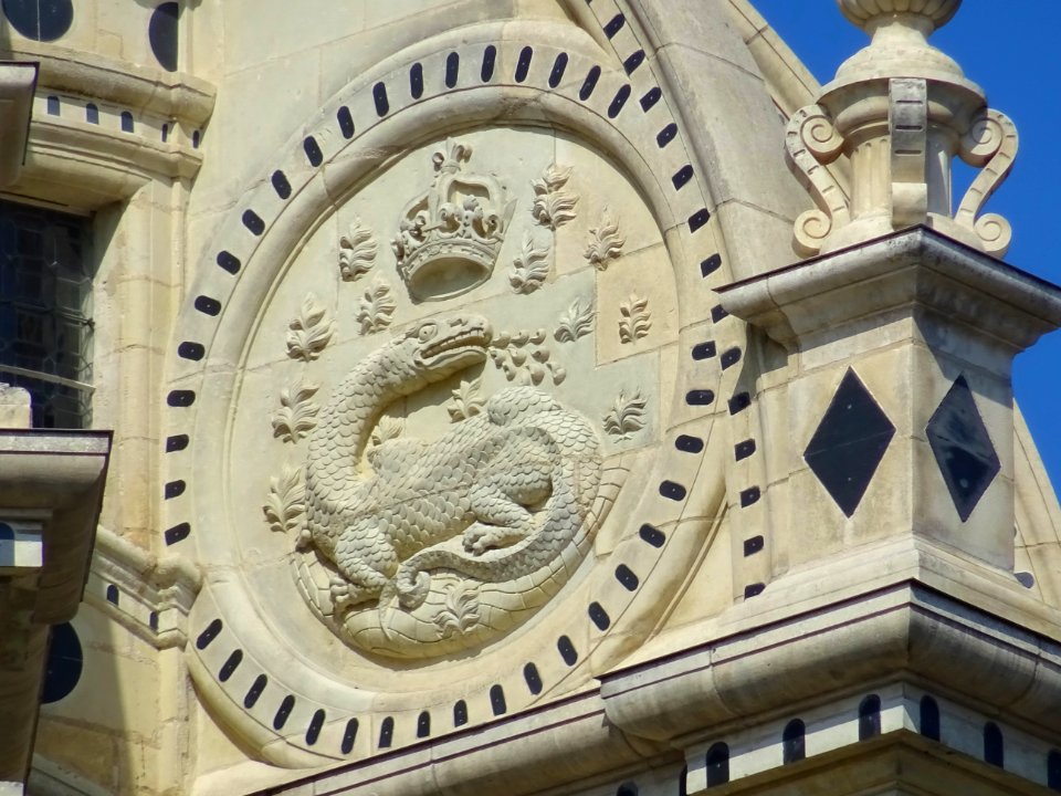 Salamandre, Château de Chambord, Loir-et-Cher 