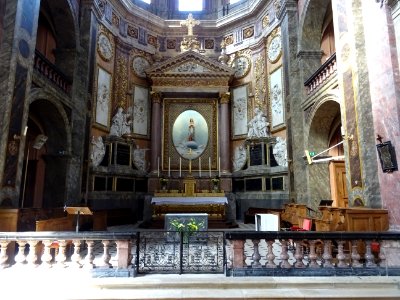 Choeur de style baroque, église Saint-Vincent-de-Paul, Blo… 