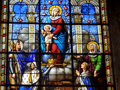 Vitrail, église Saint-Vincent-de-Paul, Blois, Loir-et-Cher… 
