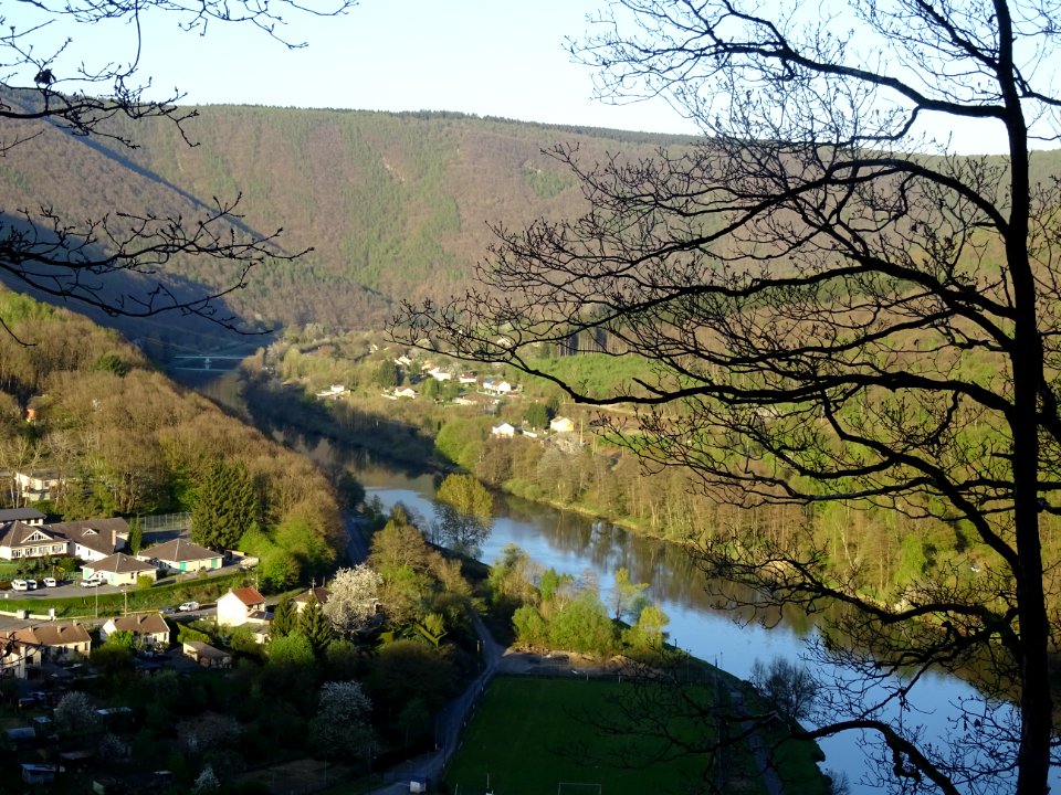 Les méandres de la Meuse à Revin, Ardennes 