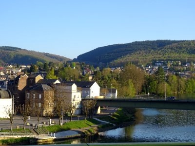 La Meuse, à Revin, Ardennes 