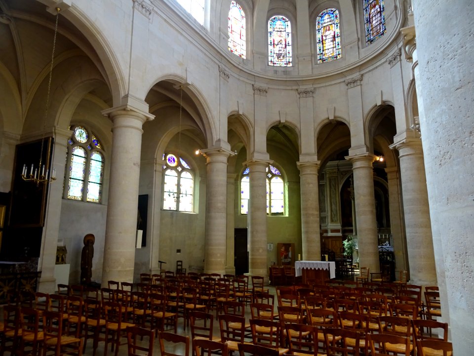 Nef, église Saint-Jacques-du-Haut-Pas, 252 rue Saint-Jacqu… 