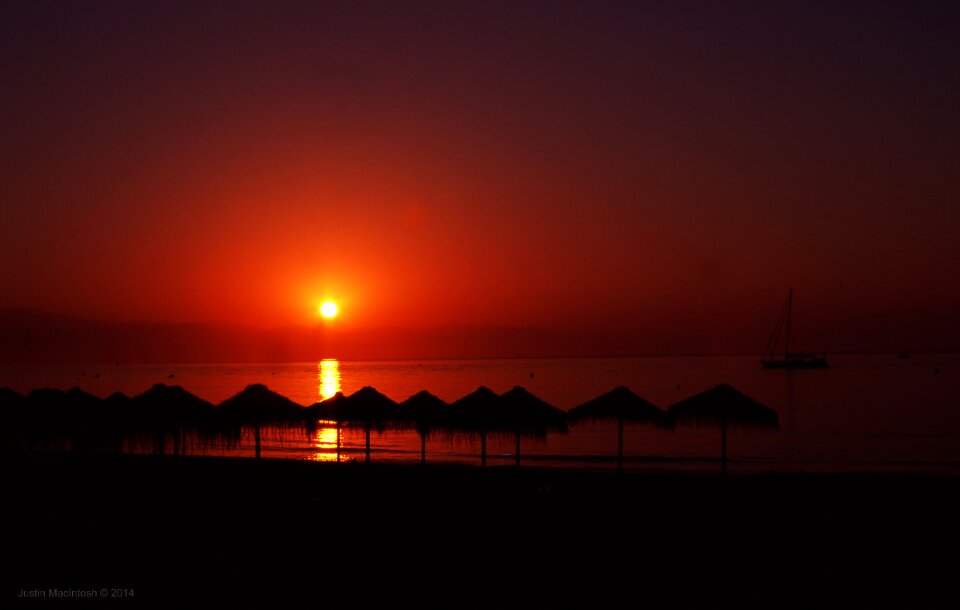 Beach landscape travel