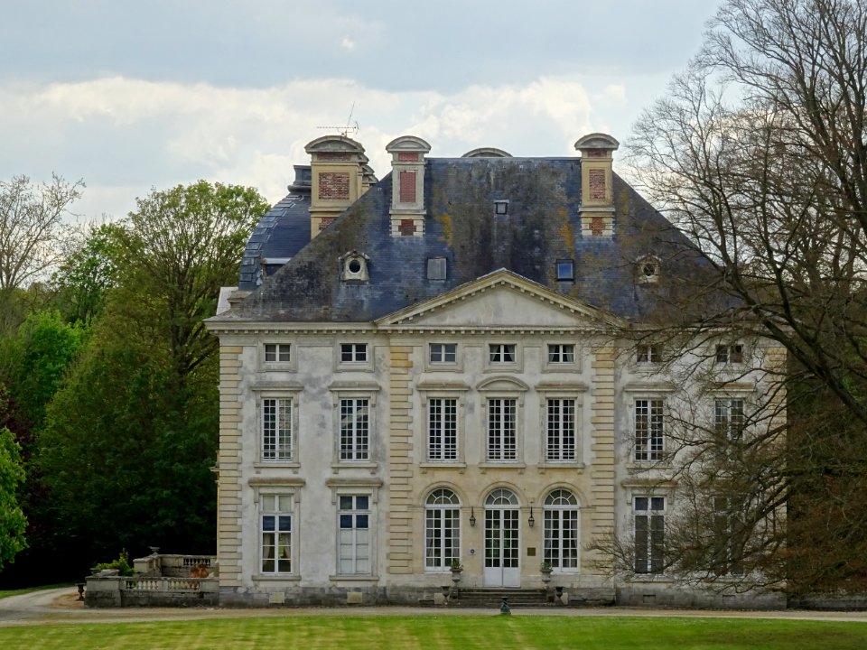Château de Herces, de style néoclassique, Berchères-sur-Ve… 