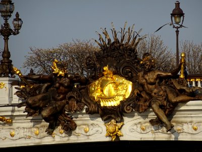 Pont Alexandre III, Nymphes de la Seine, par Georges Récip… 