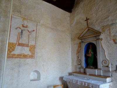 Fresque murale, église Saint-Nicolas, Saint-Nicolas-des-Mo… 