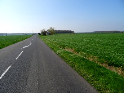 D766 après Saint-Nicolas-des-Motets, Loir-et-Cher 
