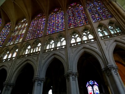 Vitraux, cathédrale Saint-Gatien, Tours, Indre-et-Loire 