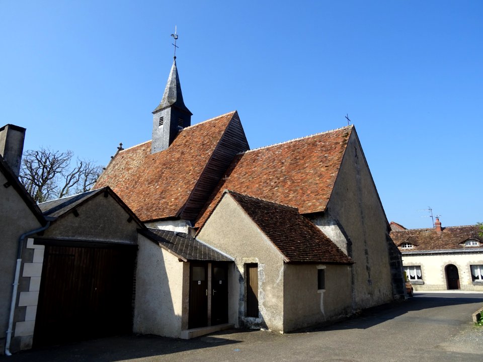 Eglise Saint-Nicolas, Saint-Nicolas-des-Motets, Loir-et-Ch… 