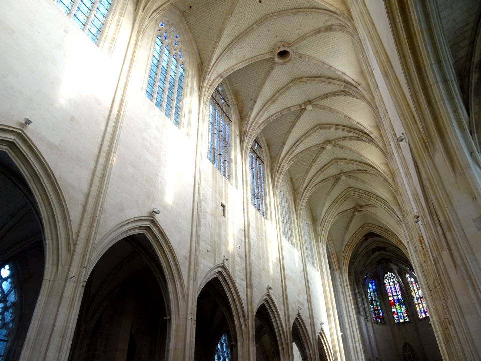 Nef, basilique Notre-Dame de Cléry-Saint-André, Loiret 