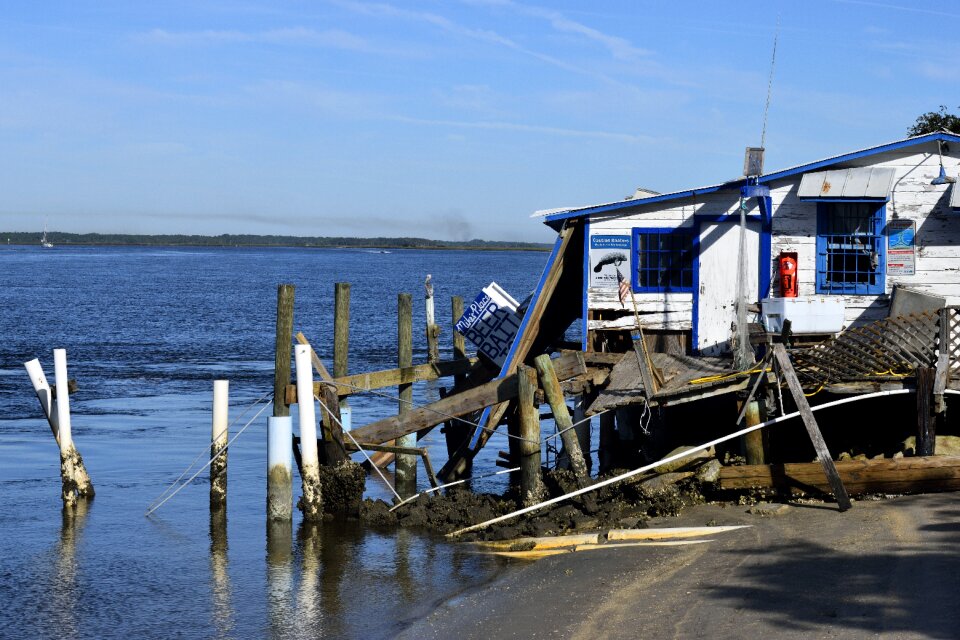 Pier outdoors debris