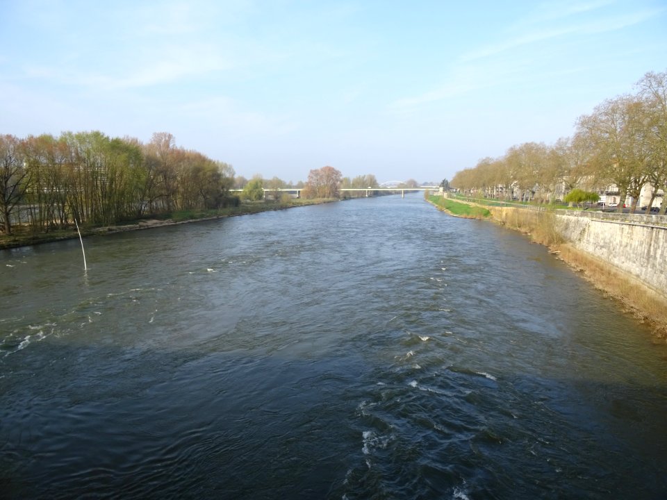 La Loire, à Orléans, Loiret 