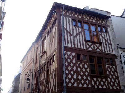 Maison à colombages, Orléans, Loiret 