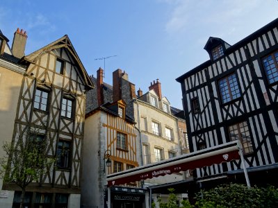 Maisons à colombages, Orléans, Loiret 