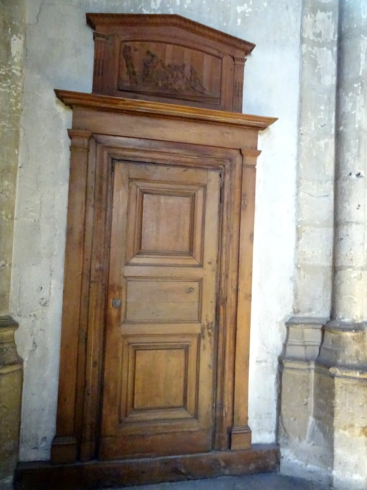 Porte latérale, cathédrale Saint-Louis, Blois, Loir-et-Che… 