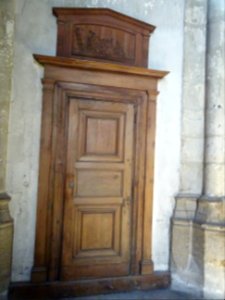 Porte latérale, cathédrale Saint-Louis, Blois, Loir-et-Che… 