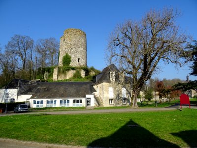 Donjon en ruines du XIIème siècle du château des comtes de… 