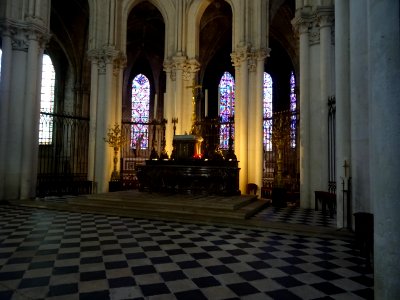 Choeur, cathédrale Saint-Gatien, Tours, Indre-et-Loire 