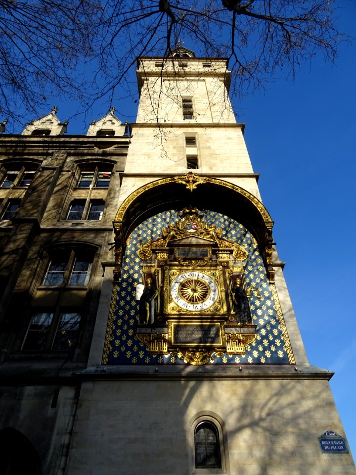 Tour de l'Horloge du palais de la Cité et l'Horloge du pal… 