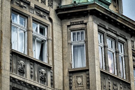 Window street building photo