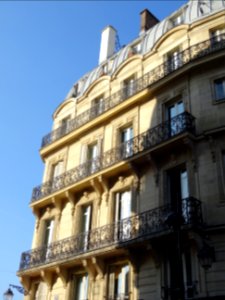 Immeuble, au 38 rue de la Huchette, 5e arr., Paris 