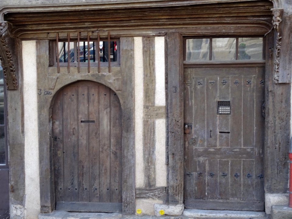 Portes, ancienne maison, Blois, Loir-et-Cher 