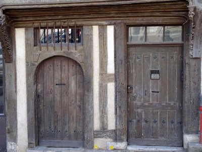 Portes, ancienne maison, Blois, Loir-et-Cher 