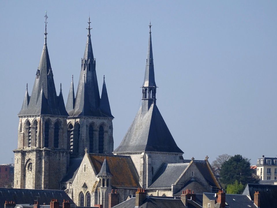 Clochers de l'église Saint-Nicolas-Saint-Laumer, Blois, Lo… 