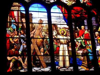 Vitrail, église Saint-André à Château-Renault, Indre-et-Lo… 