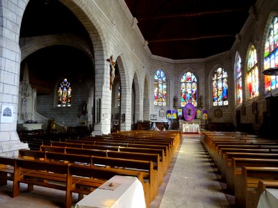 Nef, église Saint-André à Château-Renault, Indre-et-Loire 