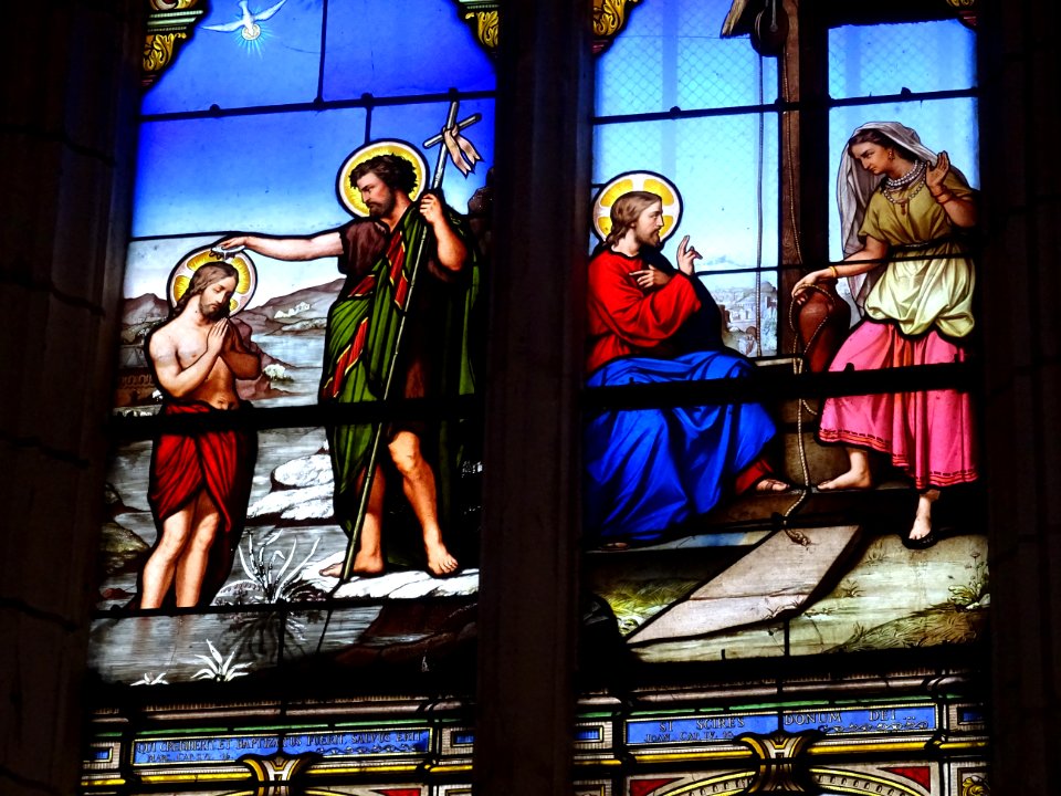 Vitrail, église Saint-André à Château-Renault, Indre-et-Lo… 