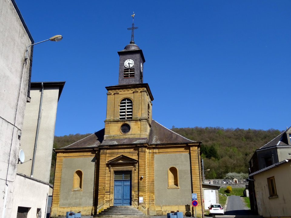 L'église St Jean Baptiste, Les Hautes-Rivières, Ardennes 