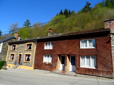 Façades et toitures, Bohan, Ardenne Namuroise, Belgique 