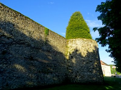 Le rempart gallo-romain, Meaux, Seine-et-Marne 