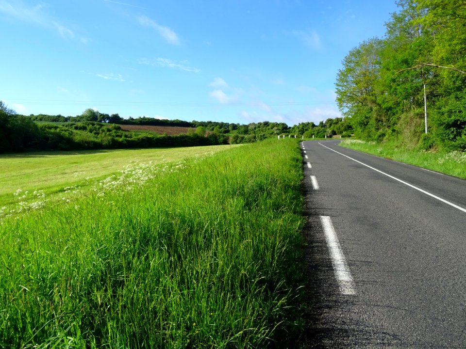 La D405 entre May-en-Multien et Neufchelles, Seine-et-Marn… 