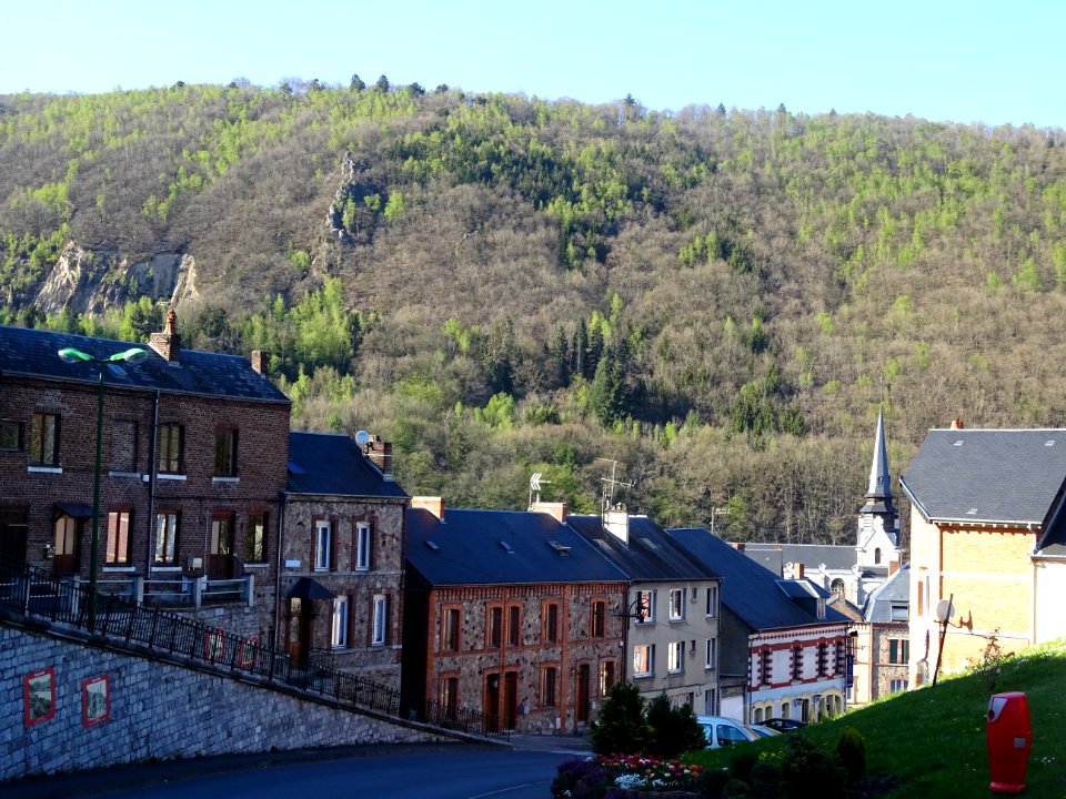 Façades et toitures, Haybes, Ardennes 
