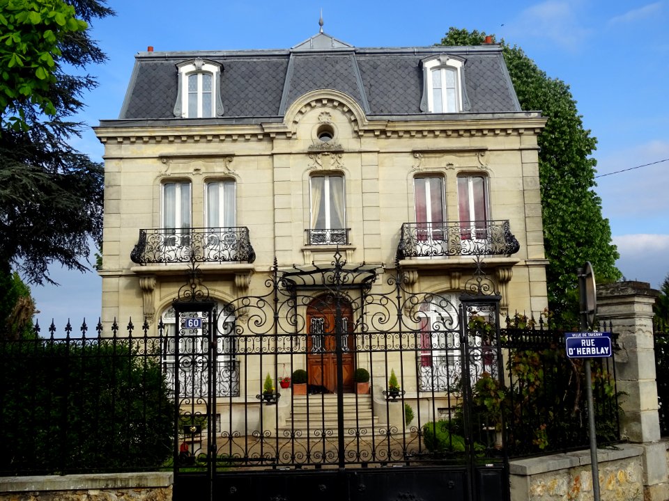 Maison bourgeoise, rue d'Herblay, Taverny, Val-d'Oise 
