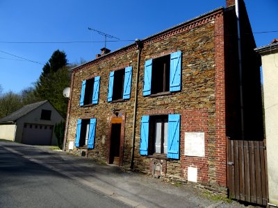 La maison aux volets bleus, Thilay, Ardennes 