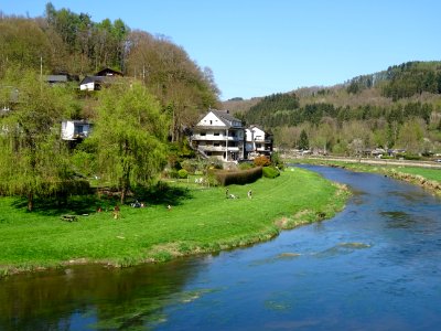 Les rives de la Semois, à Bohan, Ardenne Namuroise, Belgiq… 