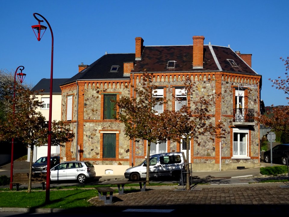 Façades et toitures, Haybes, Ardennes 