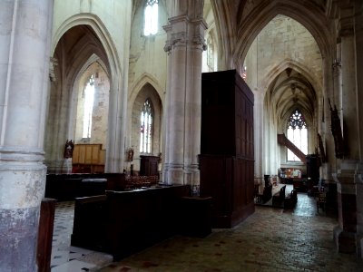 Nef, église Saint-Jacques et Saint-Christophe, de style go… 