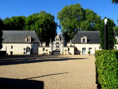 Cour devant le château d'Azay-le-Rideau, Azay-le-Rideau, I… 