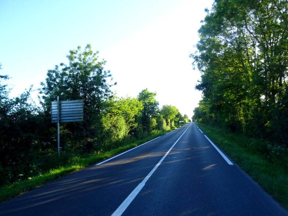 Ligne droite entre Falleron et FroidFont, Vendée 