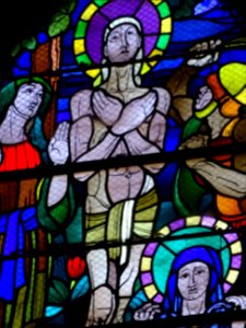 Vitrail, église Saint-Symphorien, Azay-le-Rideau, Indre-et… 