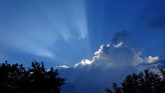 Storm nature dark clouds