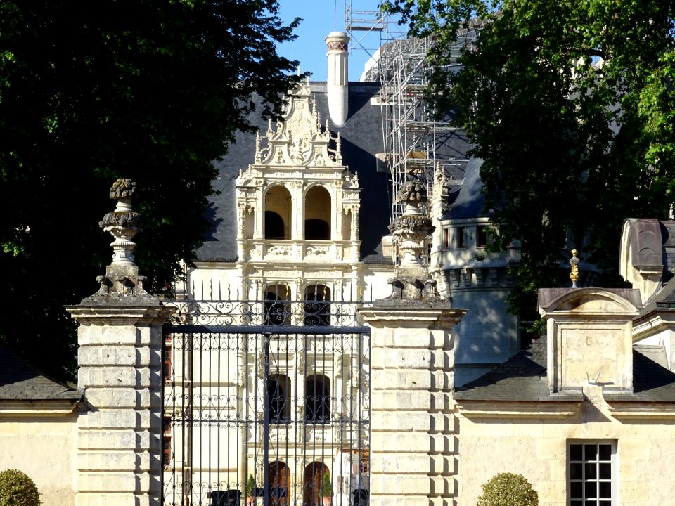 Vue de l'escalier du château d'Azay-le-Rideau, Azay-le-Rid… 