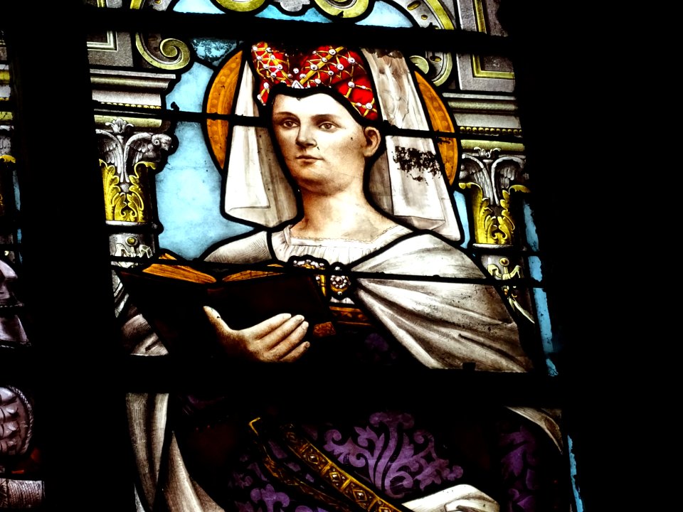 Vitrail, église Saint-Jacques et Saint-Christophe, de styl… 